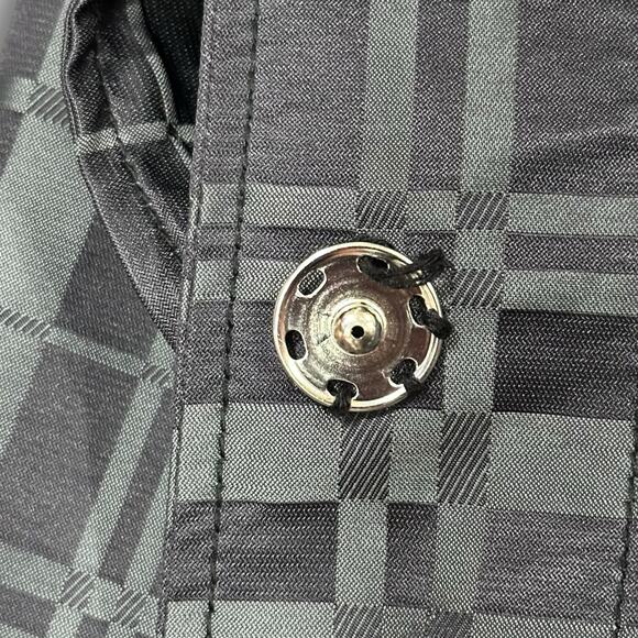 Mossimo Black Plaid Belted Trench Coat – Women’s Medium - Picture 6 of 6